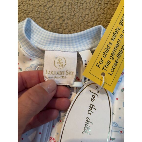 NWT Lullaby Set Christmas Pajamas 6m footie - Picture 5 of 5